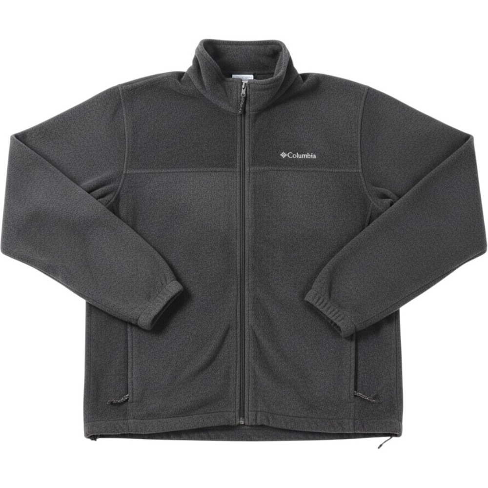 Columbia Mens Steens Mountain Full Zip Fleece Jacket Charcoal Gray XLT Tall
